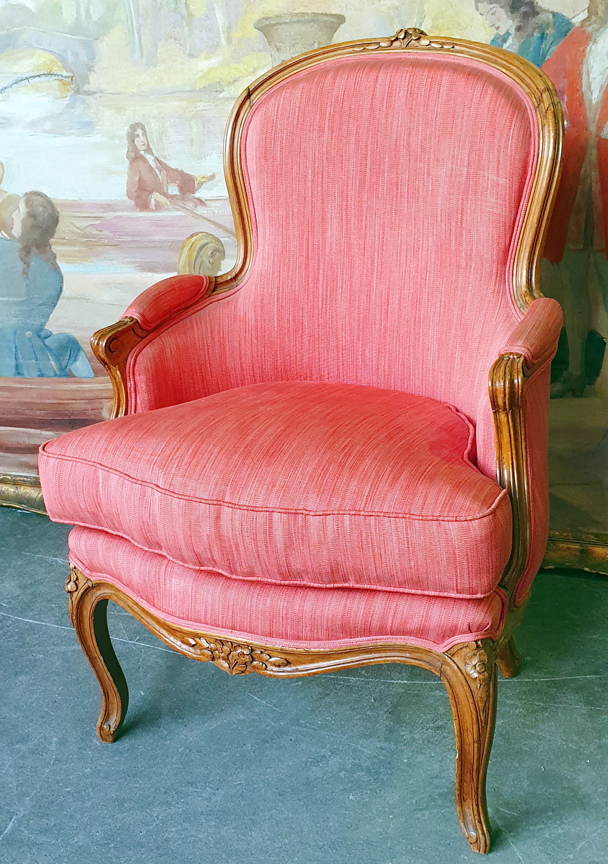 A pair of French LXV Bergere Armchairs